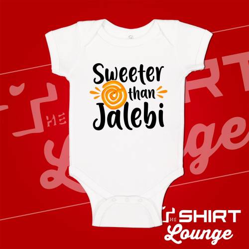 Jalebi Baby One Piece Bodysuit, Indian Toddler Shirt, Sweeter Than Jalebi Newborn Baby Clothes, Desi Baby Shower Gift, Pakistani Outfit, Tee