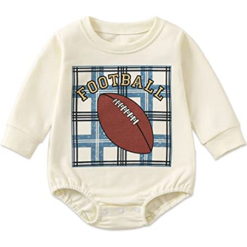 Jimonda Baby Boy Girls Romper Newborn Infant Long Sleeve Sweatshirt Onesie Coming Home Outfit Neutral Clothes