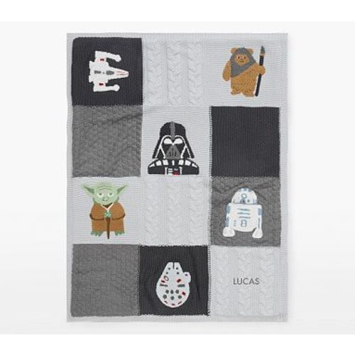 <i>Star Wars™</i> Heirloom Patchwork Knit Baby Blanket