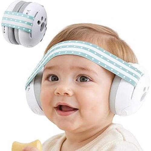 Yoofoss Baby Ear Muffs Noise Protection for Infant and Babies Up to 36 Months - Noise Cancelling Headphones for Ear Protection, Sleep, Travel Baby Essentials
