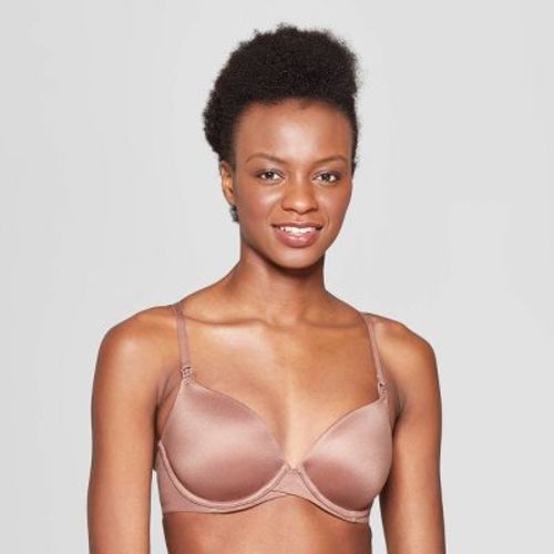 Women's Nursing Full Coverage T-shirt Bra - Auden™ Pearl Tan 34dd