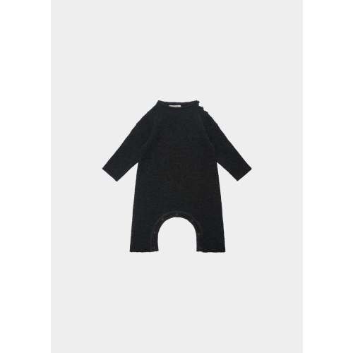Kids Caramel Prion Romper - Graphite | Garmentory