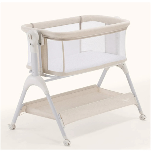HARPPA Cuddly Sway | 3-in-1 Rocking Baby Bassinet & Bedside Sleeper with Anti-Reflux Mattress for Newborns | Attaches to Bed, Adjustable Height, Tool-Free Setup, Portable Wheels, CPSC Certified, Gentle Rocking Motion | Ideal for Infants, Safe Co-Sleeping
