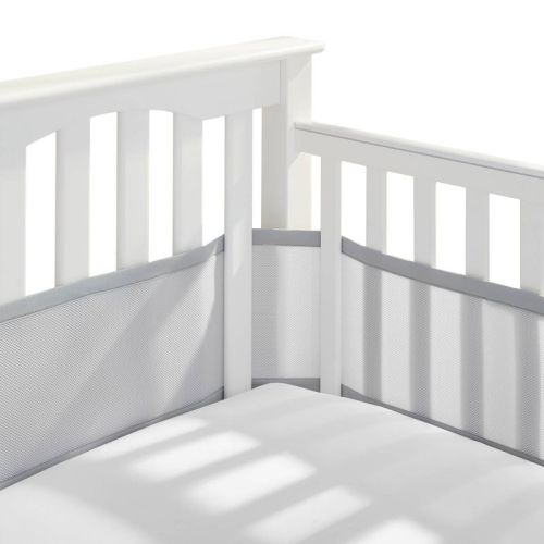 Halo Innovations Breathable Mesh Crib Liner, Full Size Crib - Classic, White