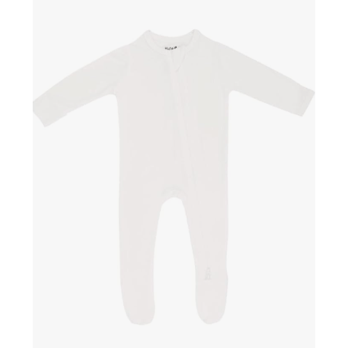 KYTE BABY Unisex Zipper Closure Footies, Rayon Made From Bamboo, 0-24 Months