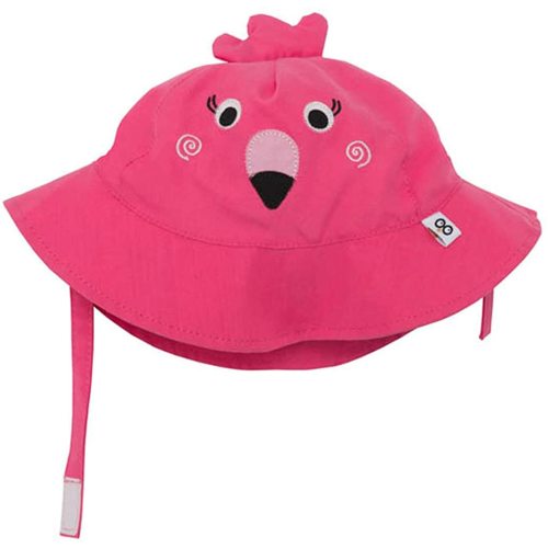 Baby & Toddler Sun Hat – UPF 50+ Protection, Lightweight Quick-Drying Microfiber, for Beach, Pool, and Outdoor Fun, Medium (6-12 Months), Franny The Flamingo