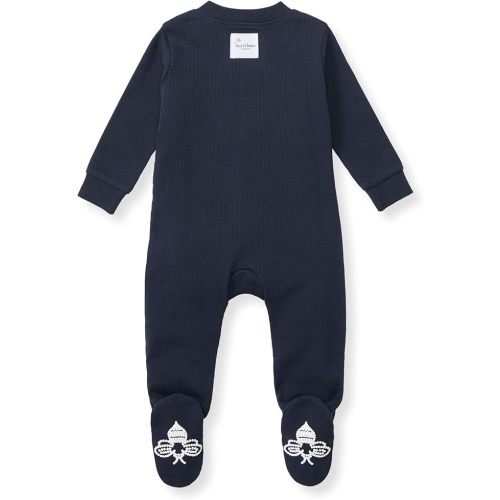 Burt's Bees Baby Boys' Organic Cotton Loose Fit Sleep and Play One-Piece Zip Front Footed Pajamas