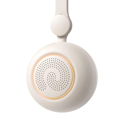 Dreamegg Portable Sound Machine - White Noise Machine for Stroller & Car Seat, Baby Sleep Soother with 19 Soothing Sounds & Nursery Light, Travel Essential, Registry Gift