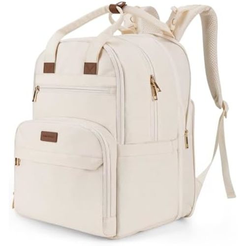 mommore Diaper Bag, Expandable Large Baby Diaper Bag Diaper Backpack for 2 Kids/Twins with Wet&Dry Pocket, Travel Diaper Bag for Mom Dad Changing Pad, Luggage Strap