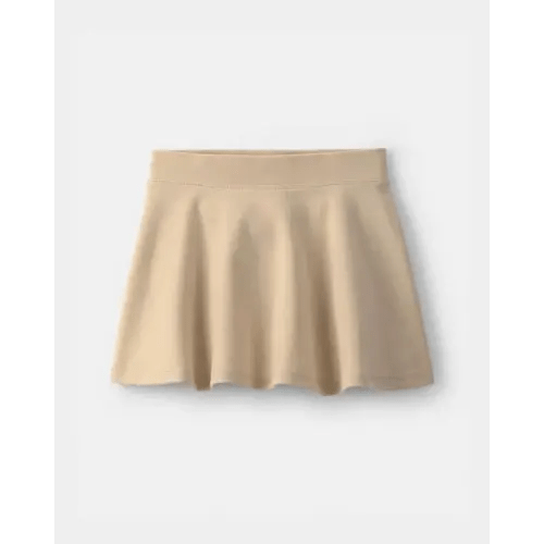 Toddler Girl Uniform Ponte Skort - Khaki - OshKosh B'gosh | Carter's