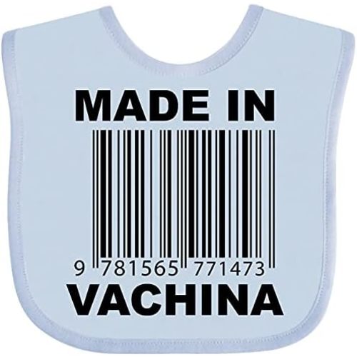 inktastic Made in Vachina Funny Baby Bib