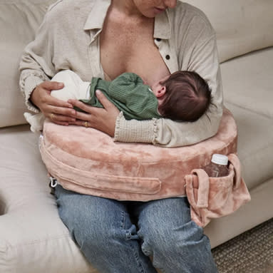 Deluxe Nursing Pillow- Dusty Rose