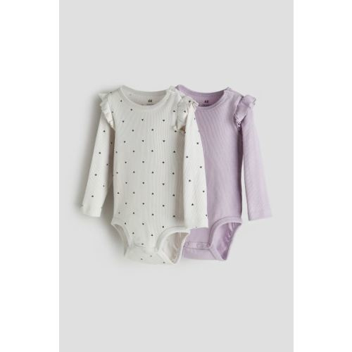 2-pack Long-sleeved Bodysuits