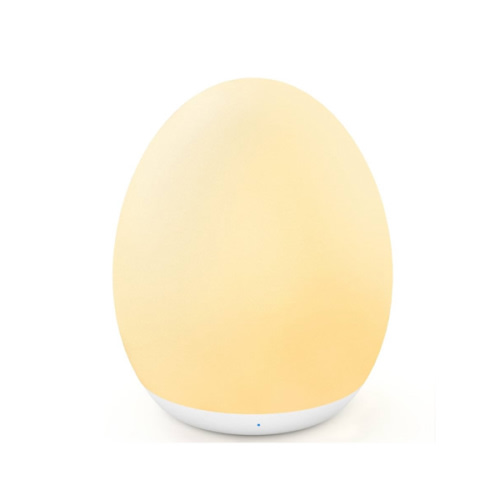 MediAcous Night Light for Kids, Baby Egg Light for Nursery, 7 Colors Changing & Stepless Dimming, Soft Silicone Touch Night Lamp with 1 Hour Timer, Rechargeable Nursery Night for Breastfeeding