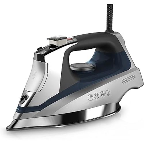 BLACK+DECKER Allure Professional Steam Iron, Blue, D3030