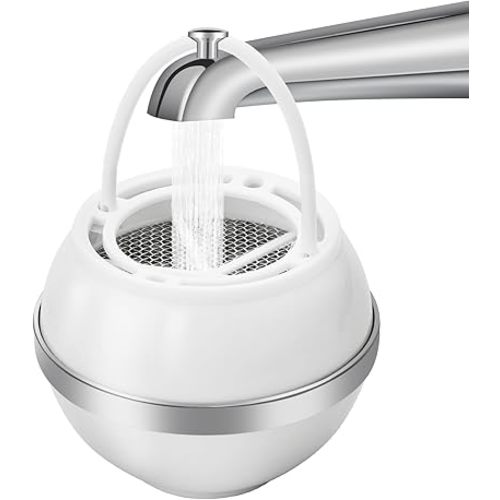 Bathtub Water Filter Remove Chlorine Improve Water Quality to Softer, Smoother Skin, Shower,BPA Free-2,500 Gallons of Filtration