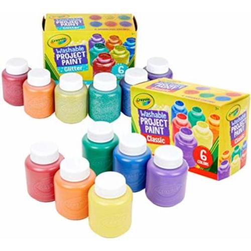 Crayola Washable Project Paint, Classic Colors