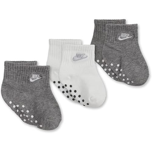 Nike Baby Girls' Ankle Gripper Socks (3 Pairs)