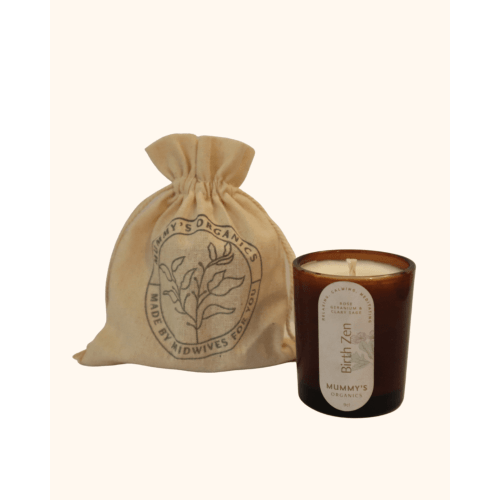 Birth Zen Candle | Rose, Geranium & Clary Sage