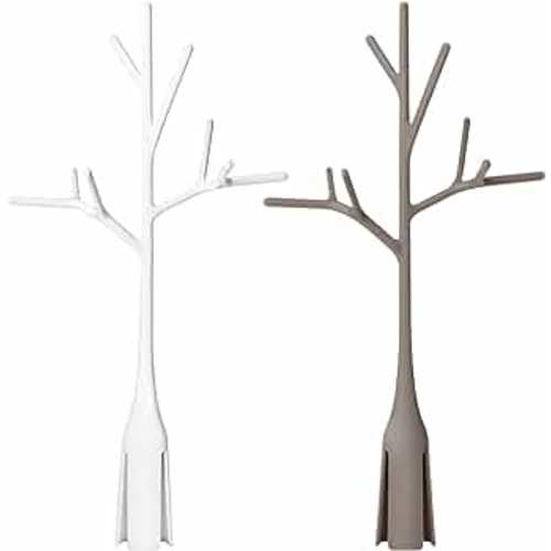 Boon Twig Baby Bottle Drying Rack Accessories - Space Saving Baby Accessories for Baby Bottle-Feeding Supplies - Bottle Rack Dryer Attachments for Baby Bottle Storage - 2 Count