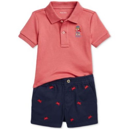 Baby Soft Cotton Polo Shirt & Chino Short Set