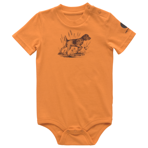 Carhartt Dog Short-Sleeve Bodysuit for Babies