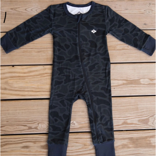 Baby Zip Up - Black Camo – BURLEBO