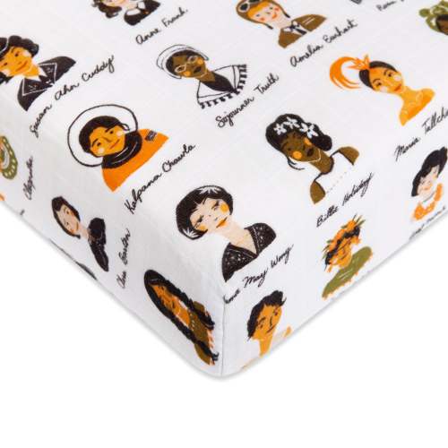 Babyletto | Crib Sheet in GOTS Certified Organic Muslin Cotton