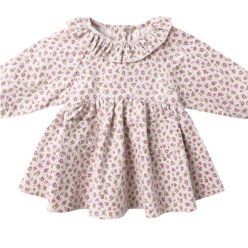 Simone Dress in Wildflower by Quincy Mae – Junior Edition