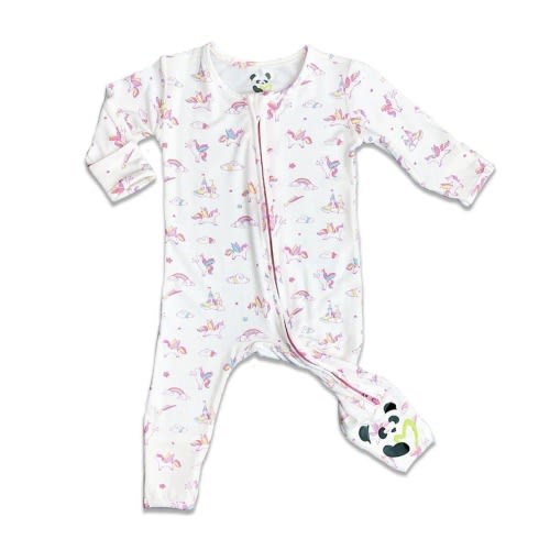Bamboo Baby Pajamas Unicorn 0-3 months