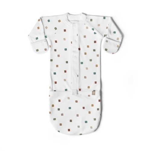 Goumi 24 Hour Convertible Sleeper Baby Gown - City Blocks 0-3m