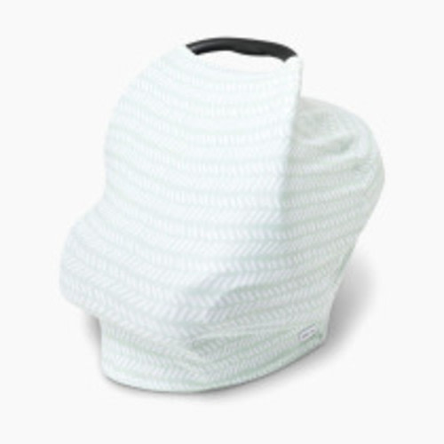 Simka Rose Multi Use Car Seat Cover - Sage Chevron