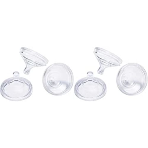 Boon Unisex Boon NURSH Silicone Replacement Nipple, Air-Free Feeding, Stage 2 Medium Flow Multi 3 Count (Pack of 2) One Size