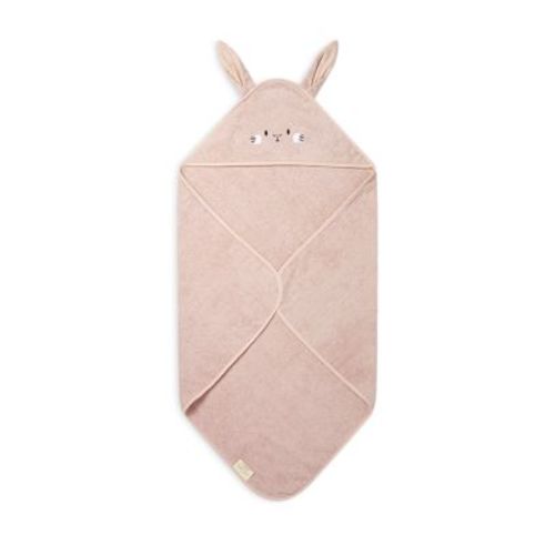Unisex Cotton Bunny Hooded Bath Towel - Baby