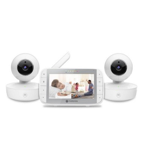 Motorola Nursery VM36XL-2 Non-Wi-Fi Video Baby Monitor with Portable Camera