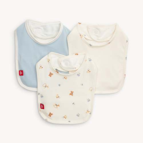 lullaby lane modal magnetic stay dry infant bib 3-pack – Magnetic Me