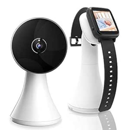 Amazon.com: Wireless Baby Camera Monitor System - Long Range Two Way Audio Cam Baby Monitor w/ Smart Watch - Toddler/Infant/Child Cam Video Monitoring w/ Mic/Temperature Sensor/Night Vision - SereneLife SLBCAM550 : Baby