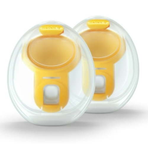 Medela Hands-Free Breast Collection Cups, Flex Freestyle Parts, Lightweight, 101045671, Set of 2