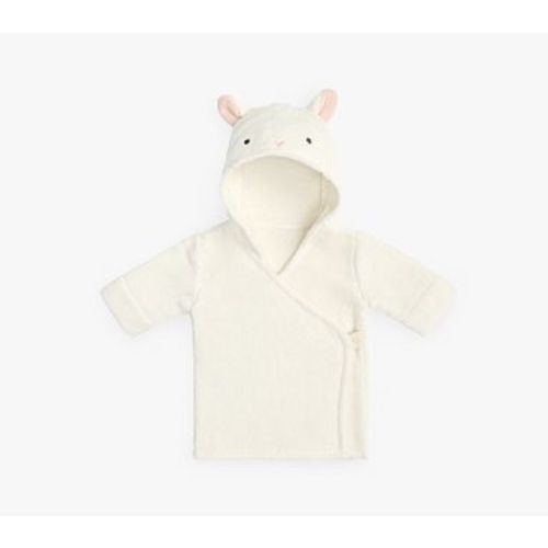 Super Soft Lamb Baby Robe , One Size , White