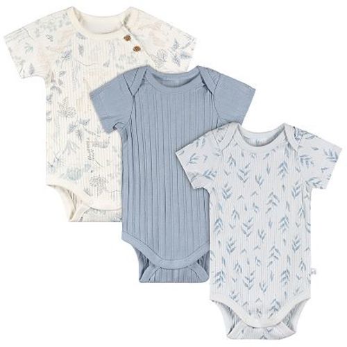 Baby Boy Just Born® 3-Pack Short Sleeve Bodysuits