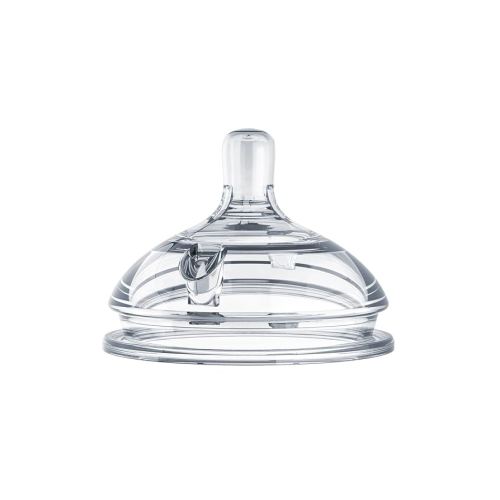 Comotomo Silicone Replacement Nipple, Slow Flow, 0-3 Months, 2 Count (Pack of 1)
