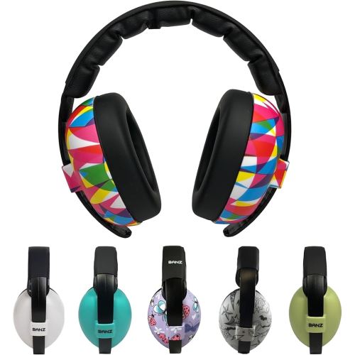 Banz Bubzee Baby Headphones for Noise Protection - Baby Ear Muffs, Newborn Infant & Toddler, 0 to 36 Months, Adjustable