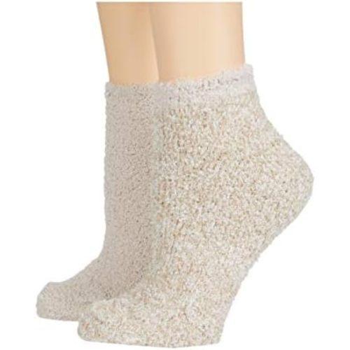 Barefoot Dreams CozyChic 2 Pair Tennis Sock Set, Plush Socks, Set of 2