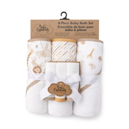 Baby 6 Piece Towel Washcloth Set