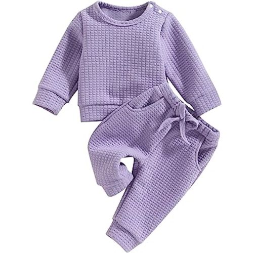 Toddler Baby Girl Fall Winter Clothes Newborn Infant Floral Pullover Sweatshirt T-Shirts+Pants 3PCS Outfits Set