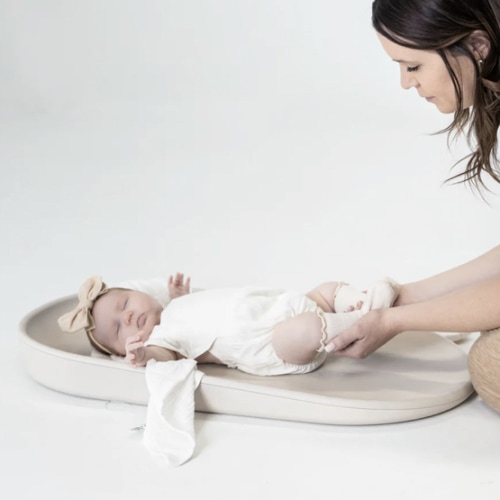 Premium PU Foam Comfort Change Pad | Turtle Dove