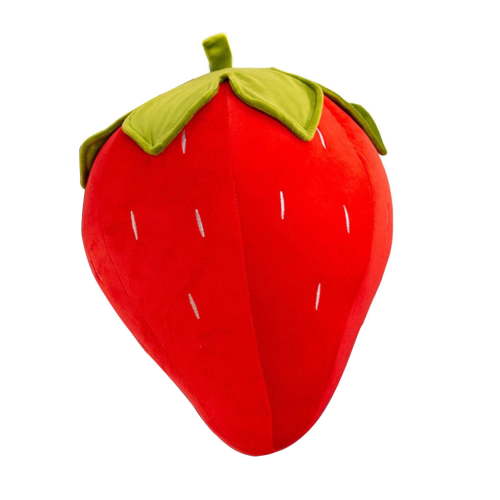 BAELLERT Strawberry Plush Pillow for Kids Super Soft Stuffed Fruit Toy Cute Cushion Seat Washable Christmas Gift for Children Teachers Friends