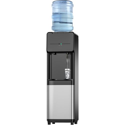 Euhomy Hot & Cold Water Dispenser, Top Loading Water Dispenser for 3 or 5 Gallon Bottles, Top Loading Hot & Cold Water Dispensor with Child Safety Lock, for Office, Home