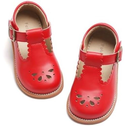 Felix & Flora Toddler Little Girl Mary Jane Dress Shoes - Ballet Flats for Girl Party School Shoes