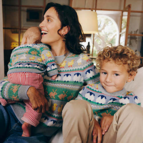 Cosy Borg Jacket-Twilight Blue Planets | Boden USA